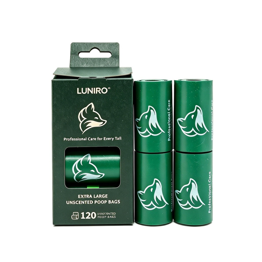 Disposable Pet Poop Bags, 8 Pieces Per Box