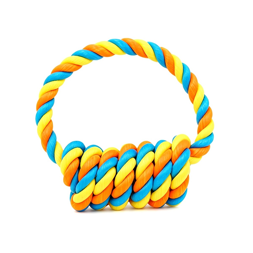 Dog Bite Resistant Twisted Rope Knot Toy