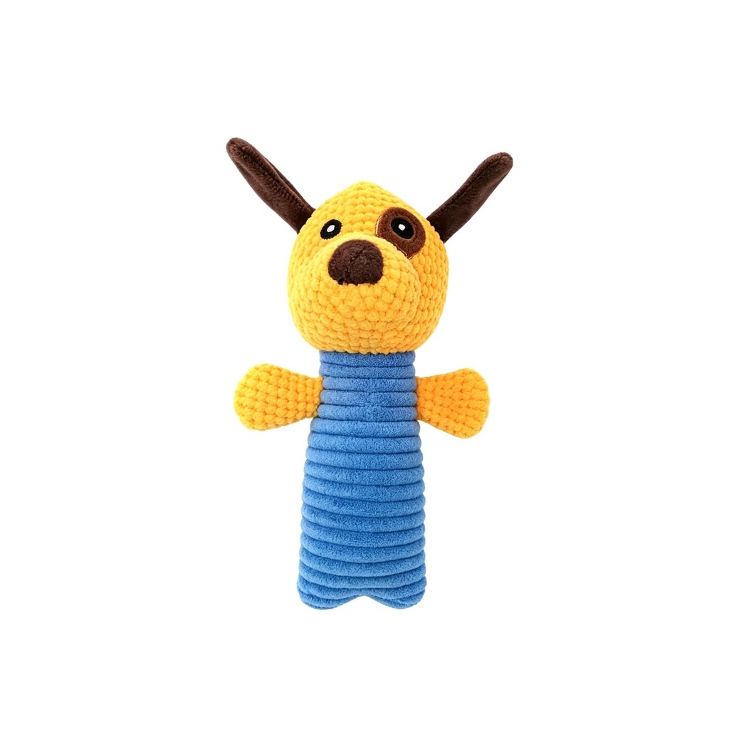 Dog Plush Squeaky Long Stick Toy