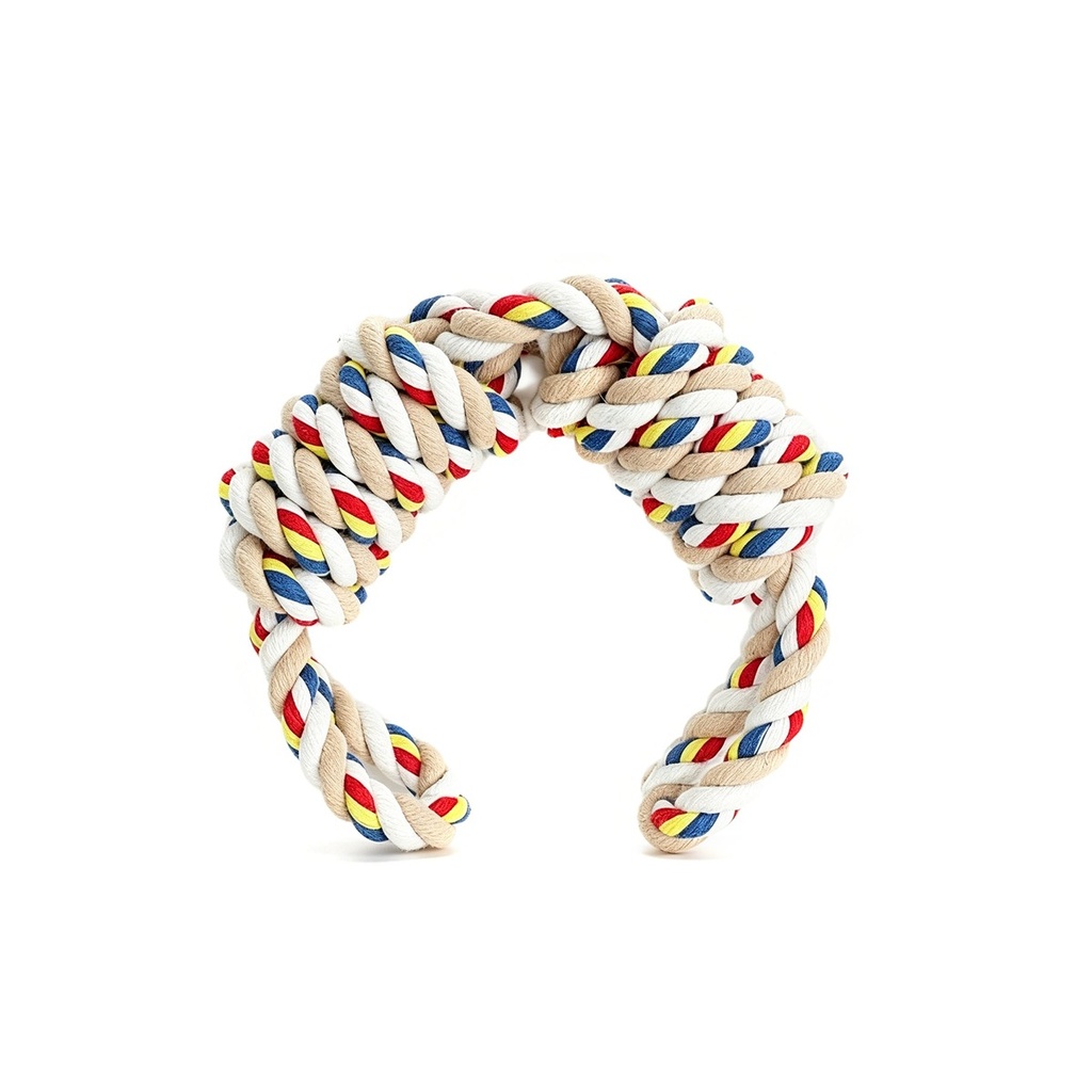Multicolor Cotton Rope Tug Toy for Dogs