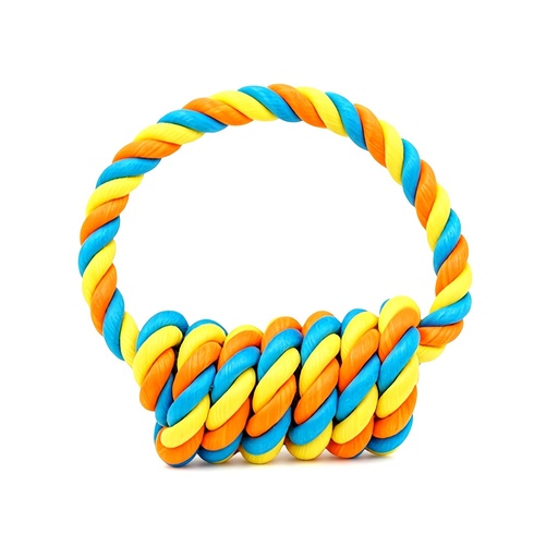 [LUNIRO-DOG-BITE-RESISTANT-TWISTED-ROPE-KNOT-TOY-58164315029888] Dog Bite Resistant Twisted Rope Knot Toy