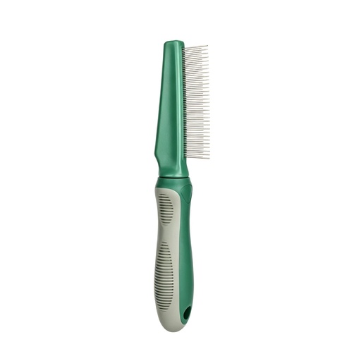 [LUNIRO-OLIVE-GREEN-PET-HAIR-REMOVAL-FLEA-COMB-58141721231744] Olive Green Pet Hair Removal Flea Comb