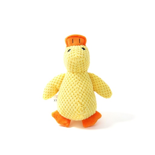 Yellow Dog Plush Squeaky Companion Duck